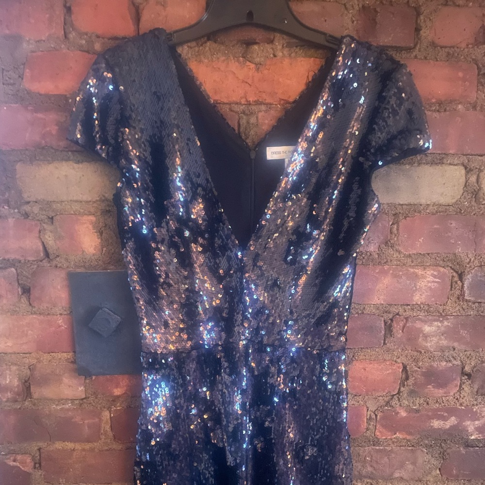 Black Sequin Dress